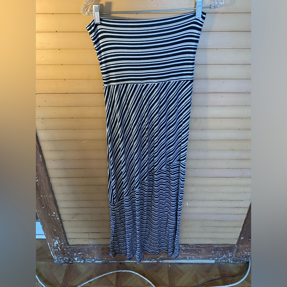 Striped maxi dress